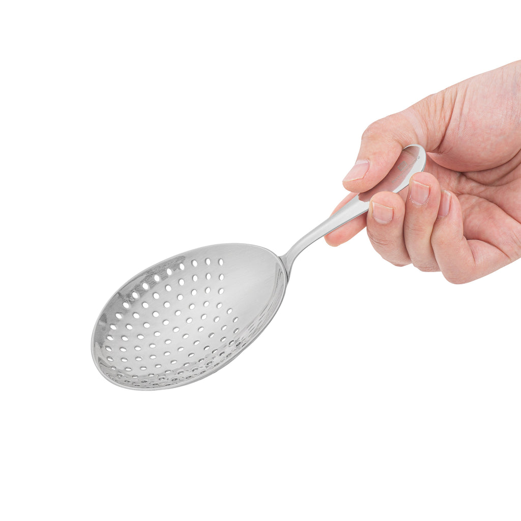 Bar Lux Stainless Steel Julep Strainer - Mirrored Finish - 6 1/2" - 1 count box