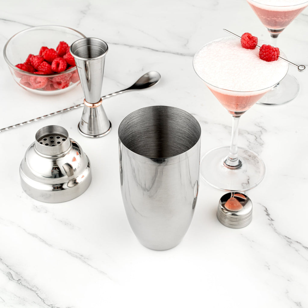 Bar Lux 24 oz Stainless Steel Cobbler Shaker - Mirrored Finish - 1 count box