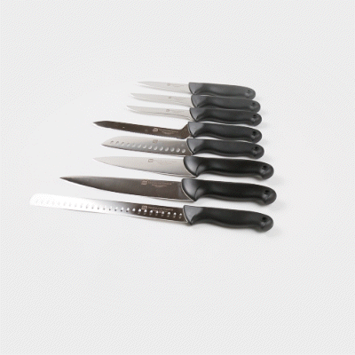Sensei Back of the House German Steel 8-Piece Knife Set - HACCP Protection - 1 count box