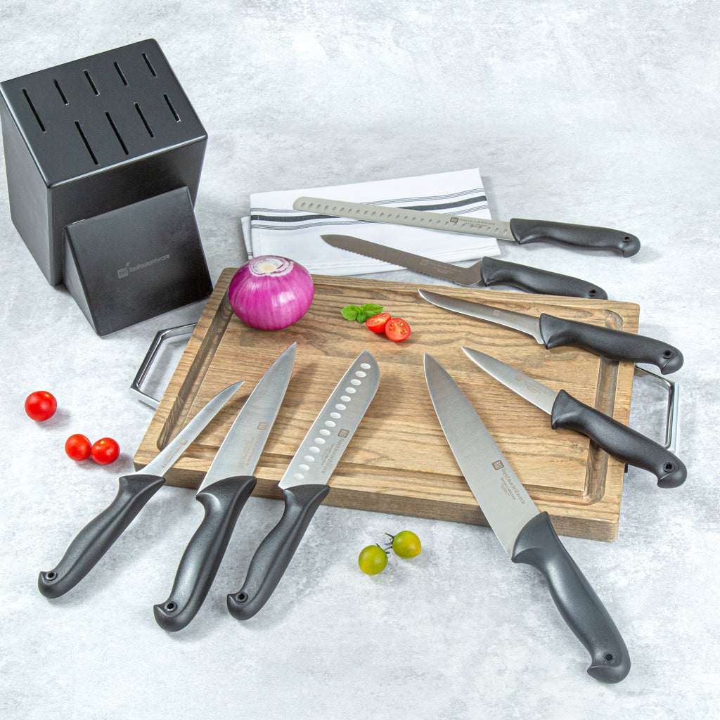 Sensei Back of the House German Steel 8-Piece Knife Set - HACCP Protection - 1 count box