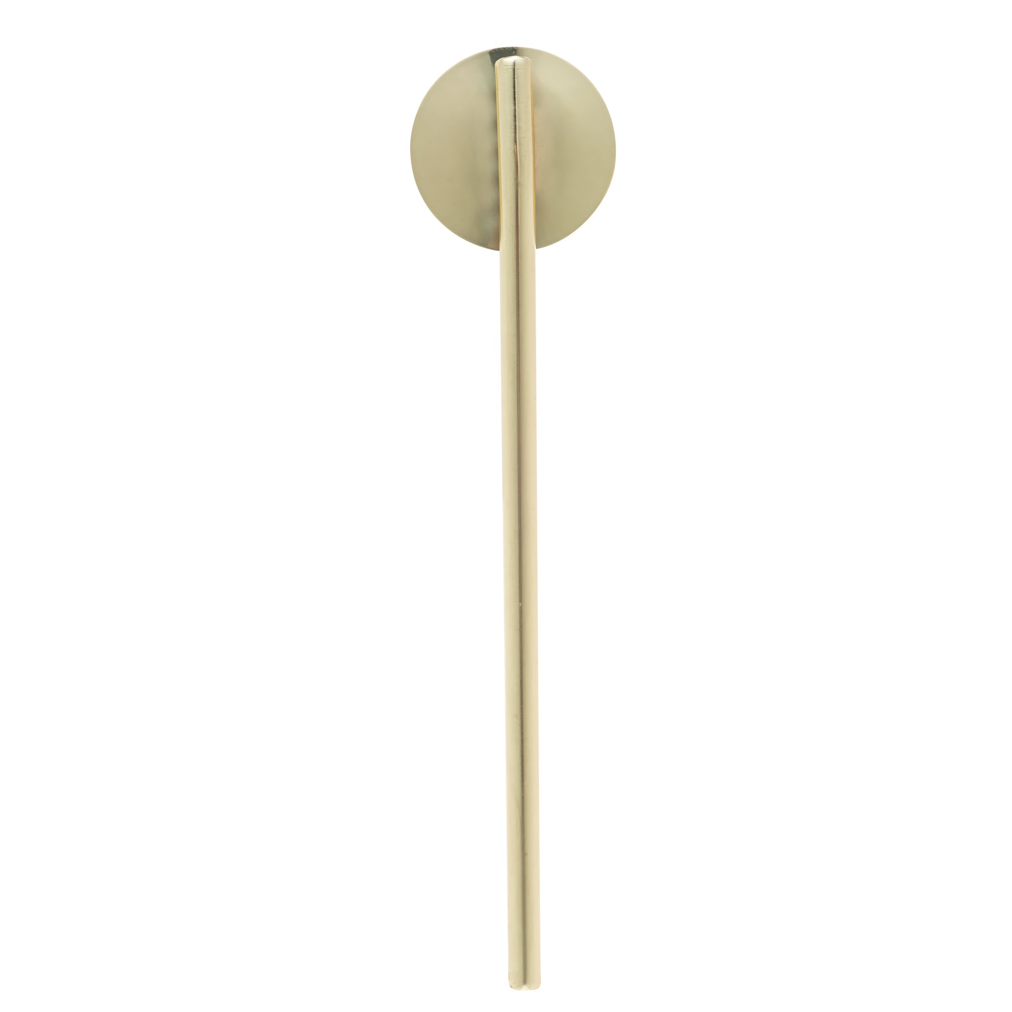 Bar Lux Gold-Plated Stainless Steel Julep Spoon Straw - 5" - 2 count box