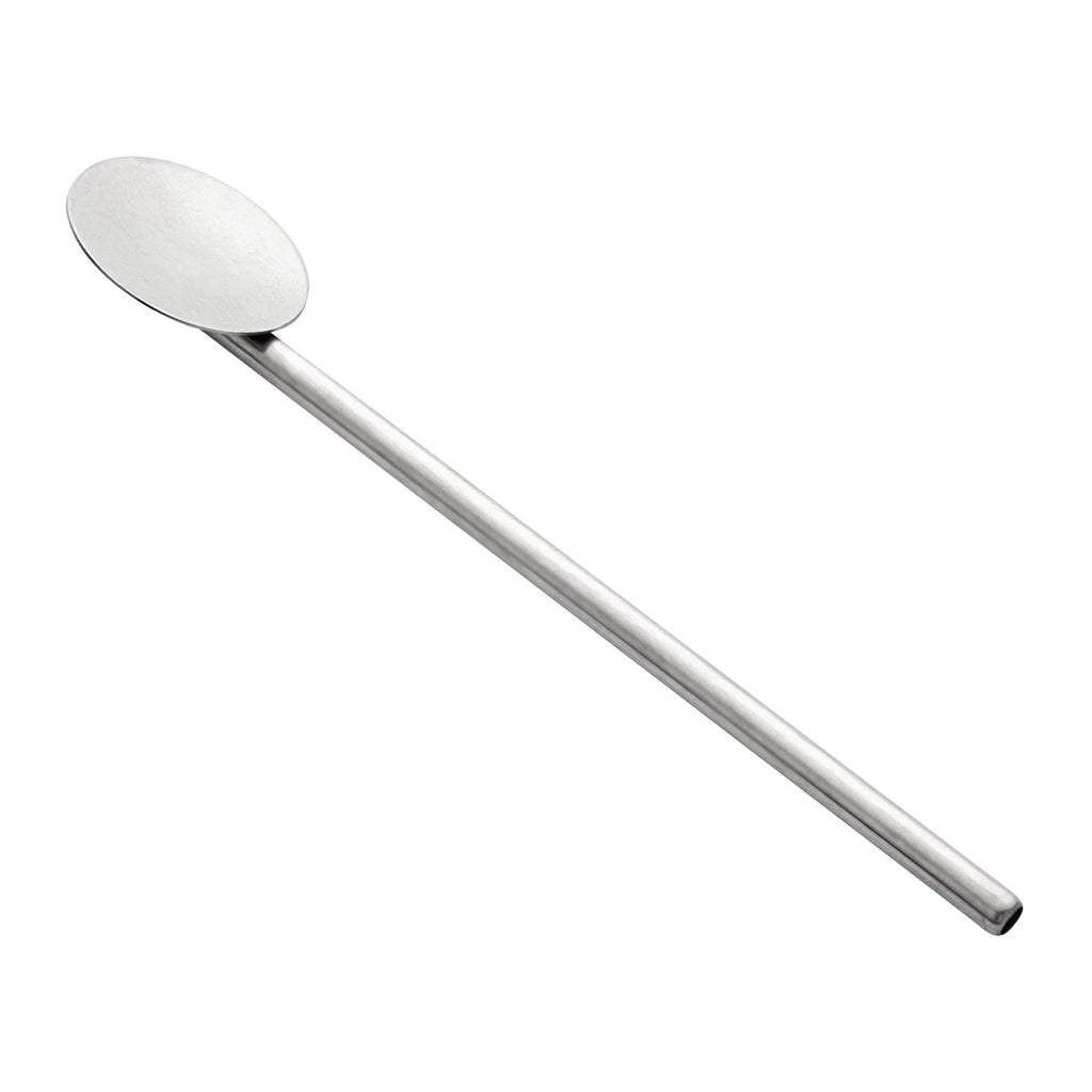 Bar Lux Stainless Steel Julep Spoon Straw - 5" - 2 count box