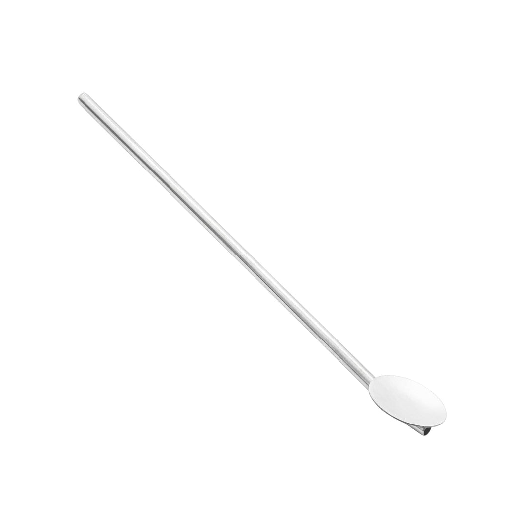 Bar Lux Stainless Steel Julep Spoon Straw - 7 1/2" - 2 count box