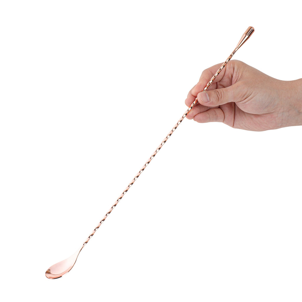 Bar Lux Copper-Plated Stainless Steel Belicoso Barspoon - 16" - 1 count box