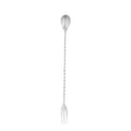 Bar Lux Stainless Steel Trident Barspoon - 12" - 1 count box
