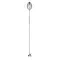 Bar Lux Stainless Steel Muddler Barspoon - 12" x 1 1/4" x 3/4" - 1 count box