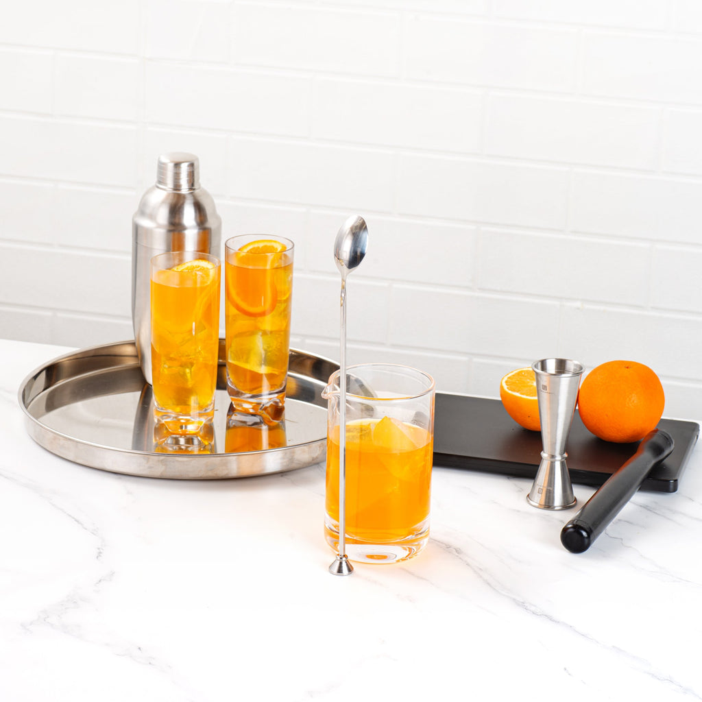 Bar Lux Stainless Steel Muddler Barspoon - 12" x 1 1/4" x 3/4" - 1 count box