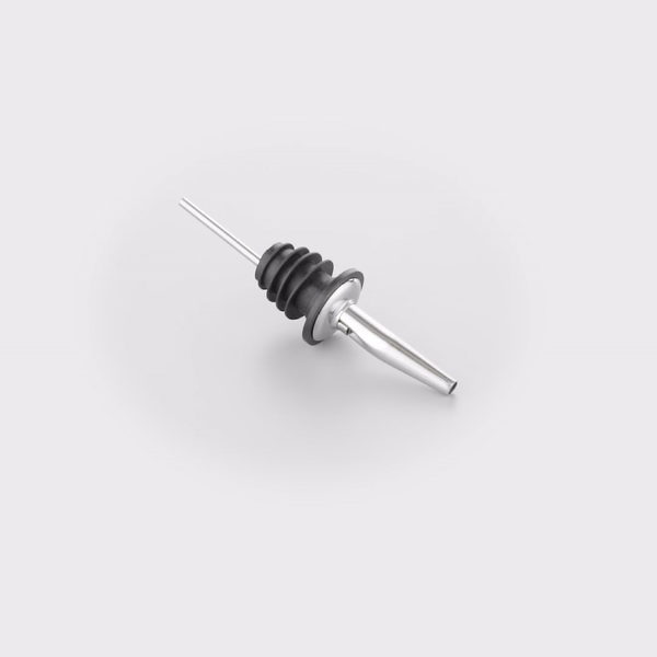 Bar Lux Stainless Steel Speed Pourer - 4 1/4" x 1 1/4" x 1 1/4" - 4 count box