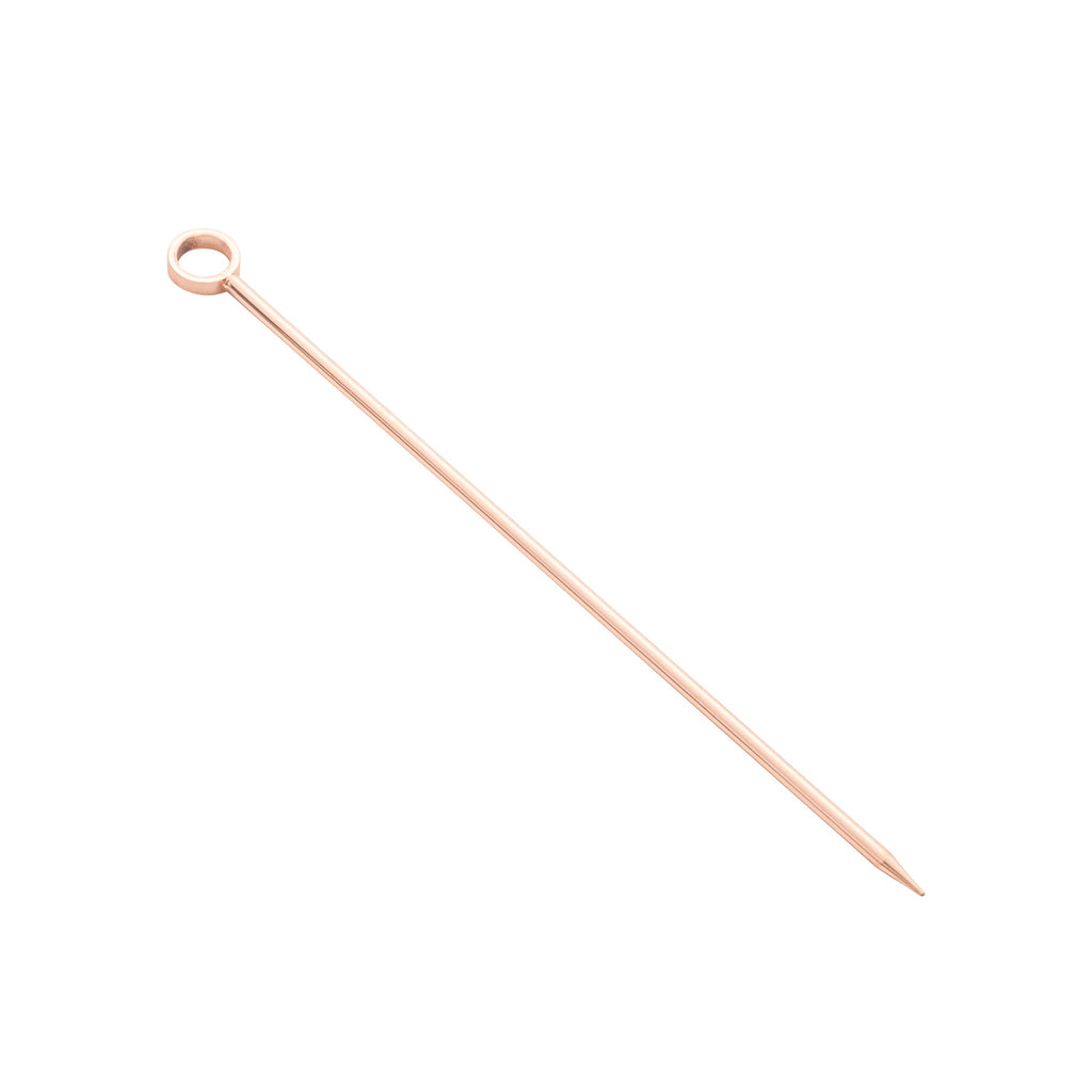 Bar Lux Copper Stainless Steel Cocktail Pick - 4 1/2" - 10 count box