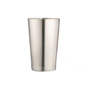Bar Lux 16 oz Stainless Steel Cocktail Shaker Tin - Weighted, Mirrored Finish - 3 1/4" x 3 1/4" x 4" - 1 count box