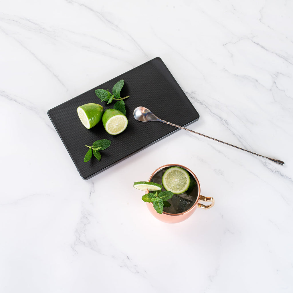 Bar Lux 16 oz Copper-Plated Stainless Steel Moscow Mule Mug - 3 1/2" x 3 1/2" x 3 3/4" - 1 count box