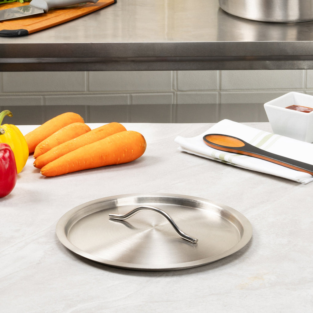 Met Lux Stainless Steel Sauce Pan Lid - Fits 7.5 and 13.5 qt - 1 count box