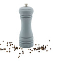 Chef 101 Classic French Gray Wood Pepper Mill - Soft Touch - 2" x 2" x 6" - 1 count box