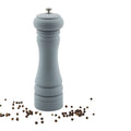 Chef 101 Classic French Gray Wood Pepper Mill - Soft Touch - 2 1/4" x 2 1/4" x 7 1/2" - 1 count box