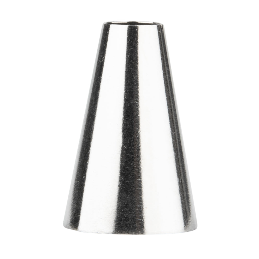 Pastry Tek Stainless Steel #12 Round Piping Tip - 3/4" x 3/4" x 1 1/4" - 1 count box