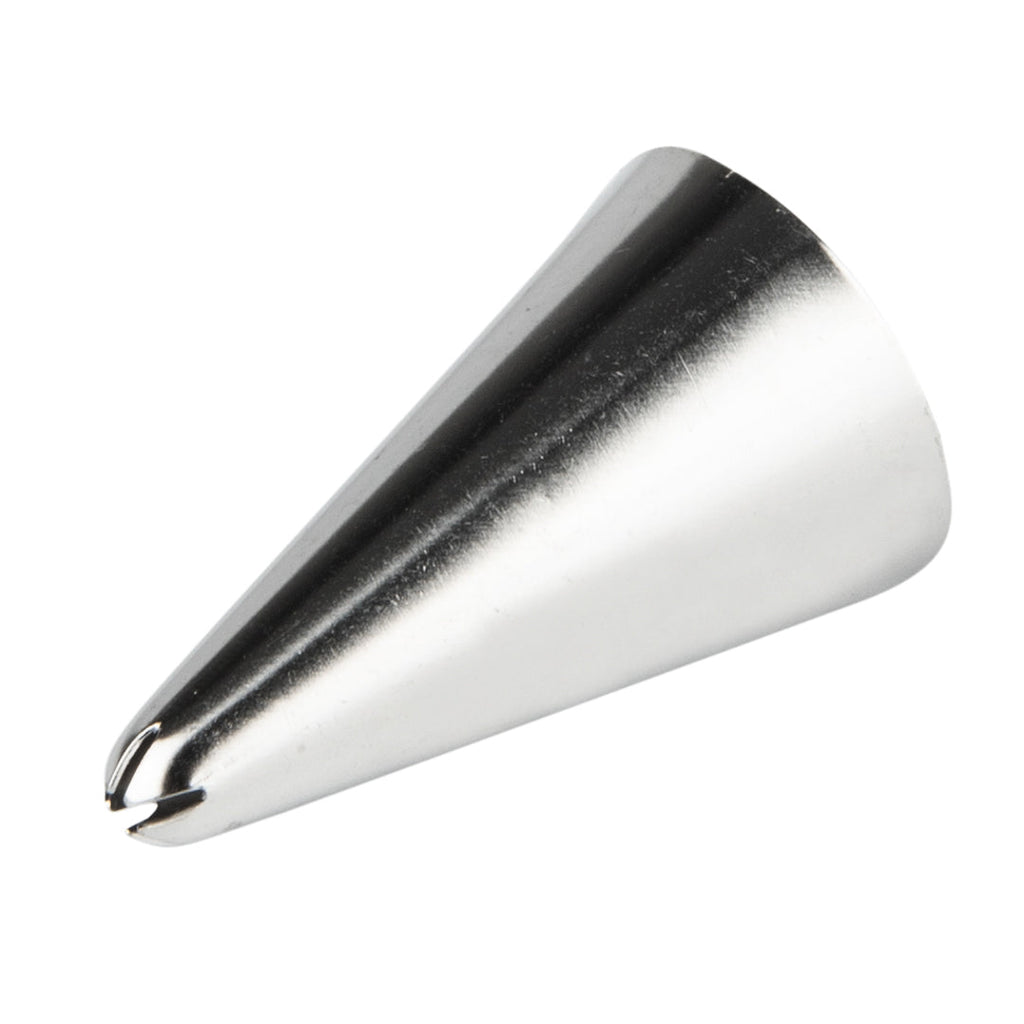 Pastry Tek Stainless Steel #24 Closed Star Piping Tip - 3/4" x 3/4" x 1" - 1 count box