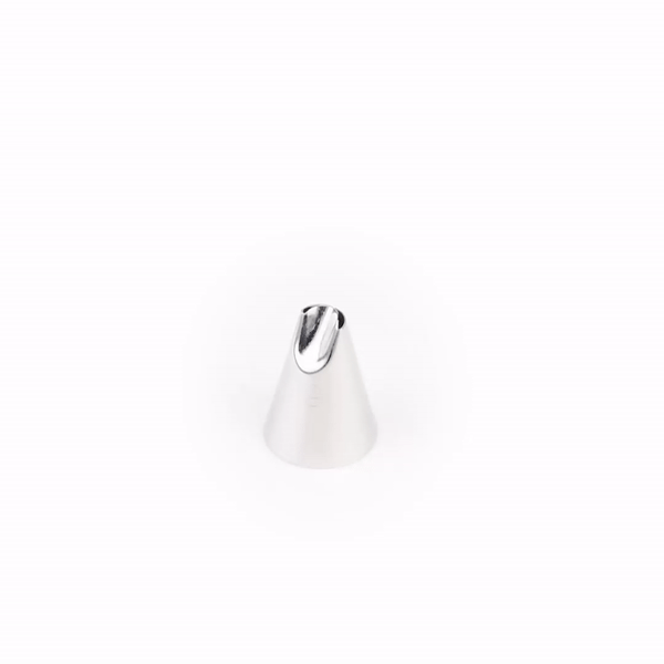Pastry Tek Stainless Steel #79 Specialty Piping Tip - 3/4" x 3/4" x 1" - 1 count box