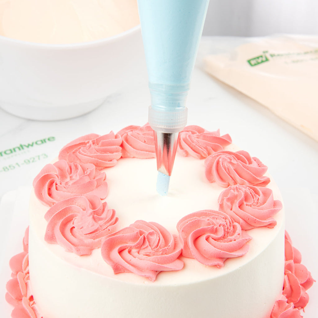 Pastry Tek Stainless Steel #102 Petal Piping Tip - 3/4" x 3/4" x 1 1/4" - 1 count box