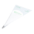 Pastry Tek Stainless Steel #106 Drop Flower Piping Tip - 3/4" x 3/4" x 1 1/4" - 1 count box