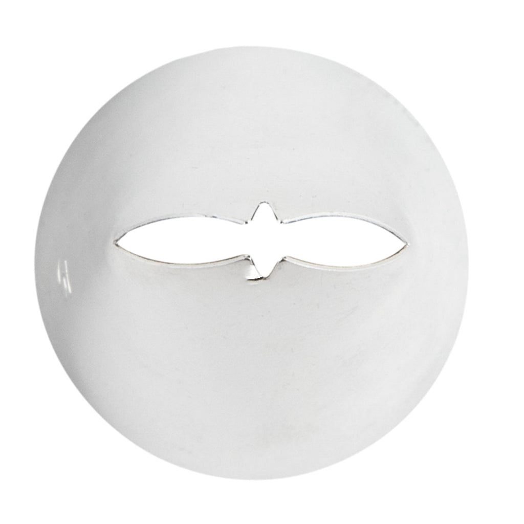 Pastry Tek Stainless Steel #113 Leaf Piping Tip - 1" x 1" x 1 3/4" - 1 count box