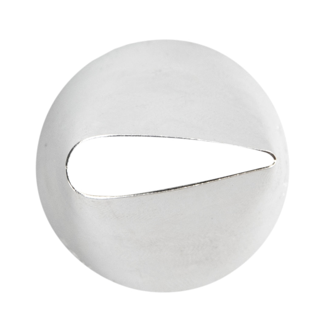 Pastry Tek Stainless Steel #126 Petal Piping Tip - 1" x 1" x 1 1/2" - 1 count box