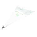 Pastry Tek Stainless Steel #129 Drop Flower Piping Tip - 3/4" x 3/4" x 1 1/4" - 1 count box