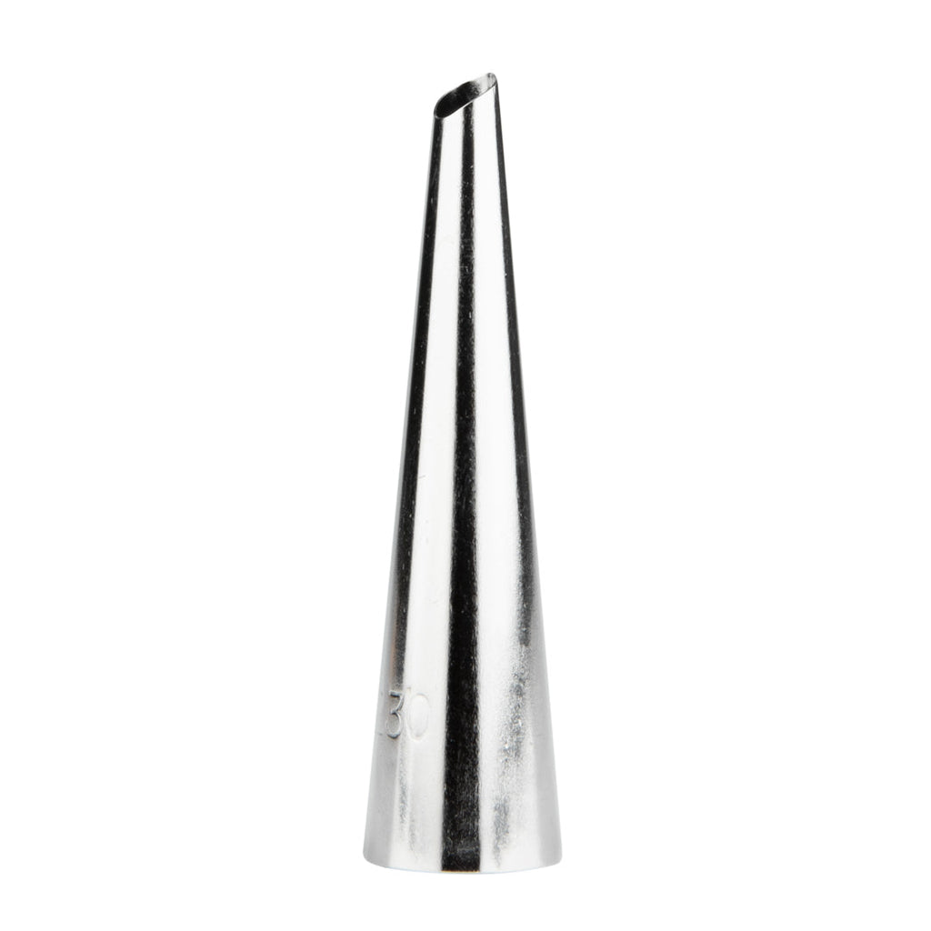 Pastry Tek Stainless Steel #230 Round Piping Tip - 3/4" x 3/4" x 2 3/4" - 1 count box