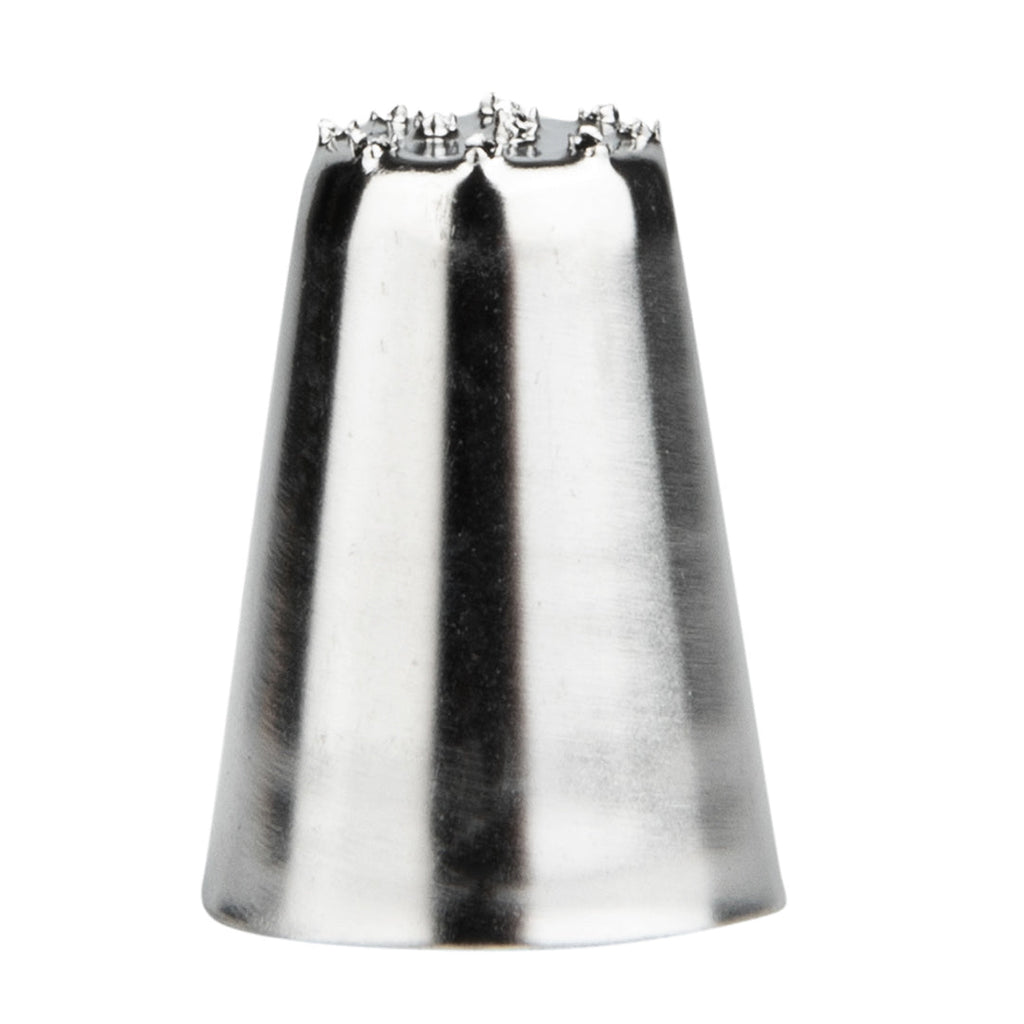 Pastry Tek Stainless Steel #233 Multi Opening Piping TIp - 3/4" x 3/4" x 1" - 1 count box