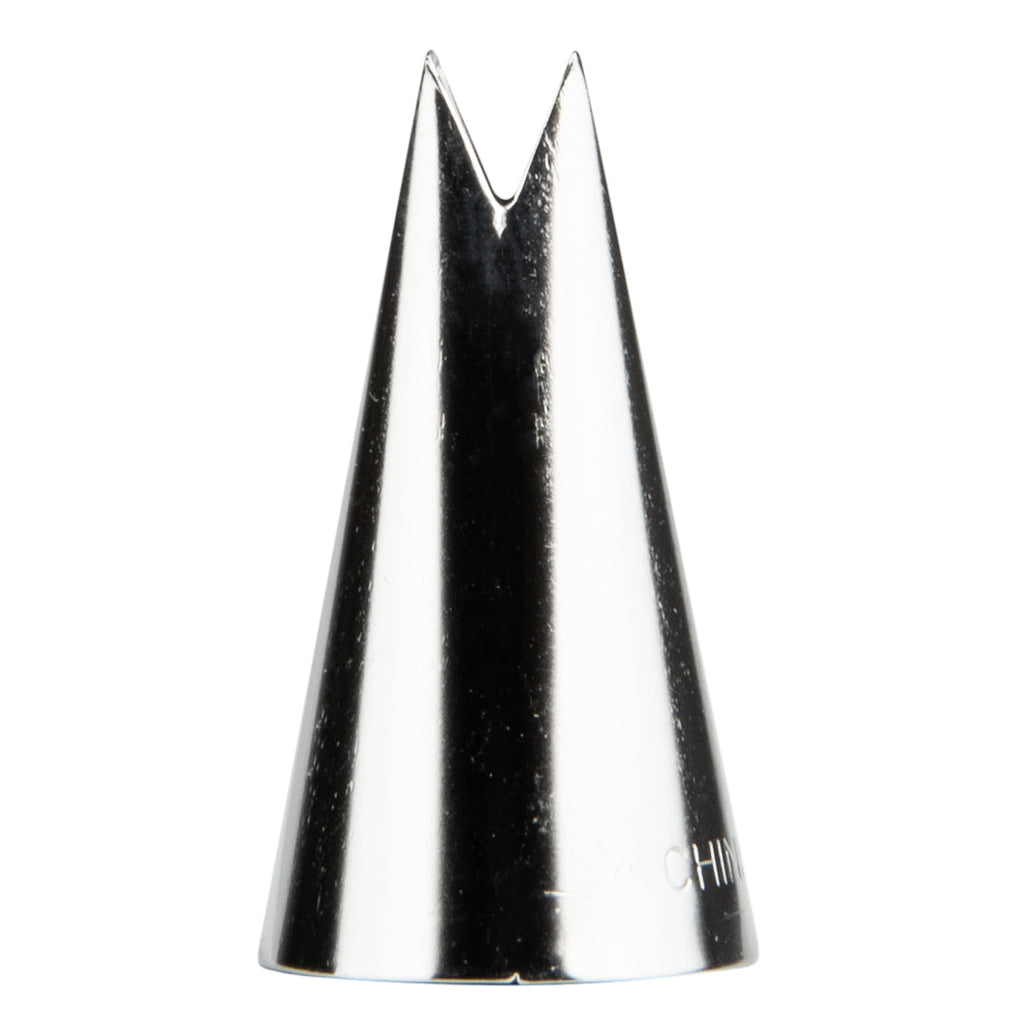 Pastry Tek Stainless Steel #352 Leaf Piping Tip - 3/4" x 3/4" x 1 1/4" - 1 count box