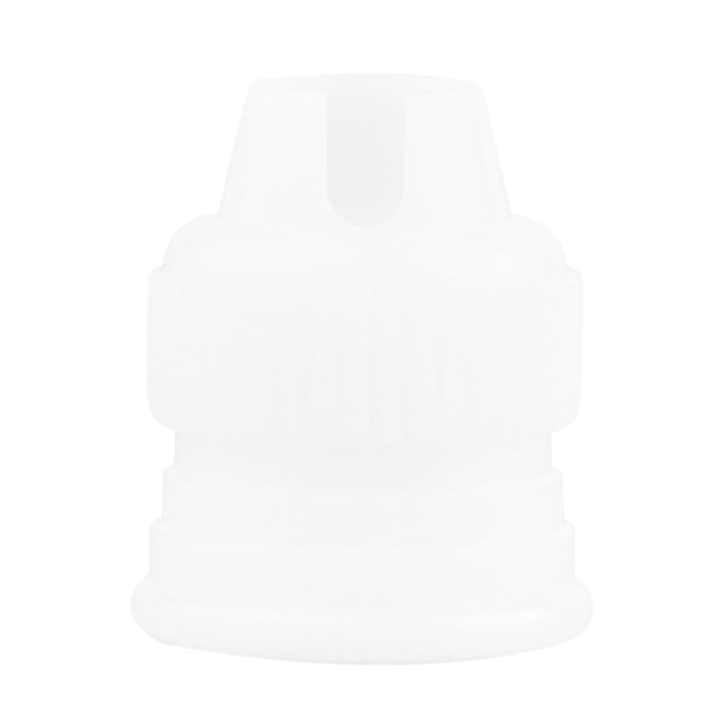 Pastry Tek White Plastic Piping Tip Coupler - Reusable - 1" x 1" x 1" - 1 count box