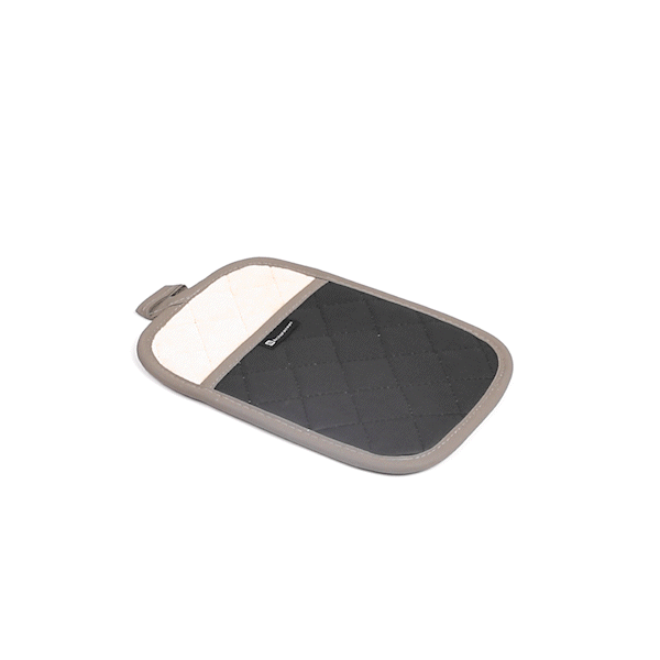 RW Threads Comfort Cotton Black Pot Holder - Flame Retardant Coating - 10" x 7" - 1 count box
