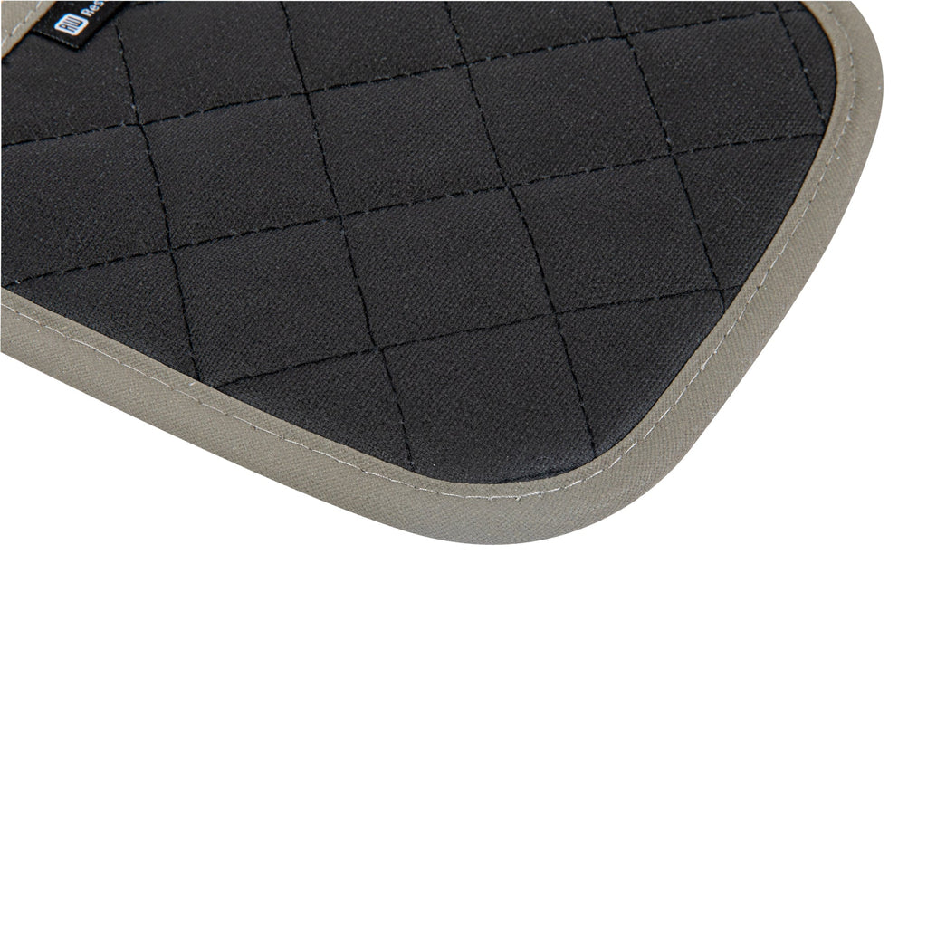 RW Threads Comfort Cotton Black Pot Holder - Flame Retardant Coating - 10" x 7" - 1 count box