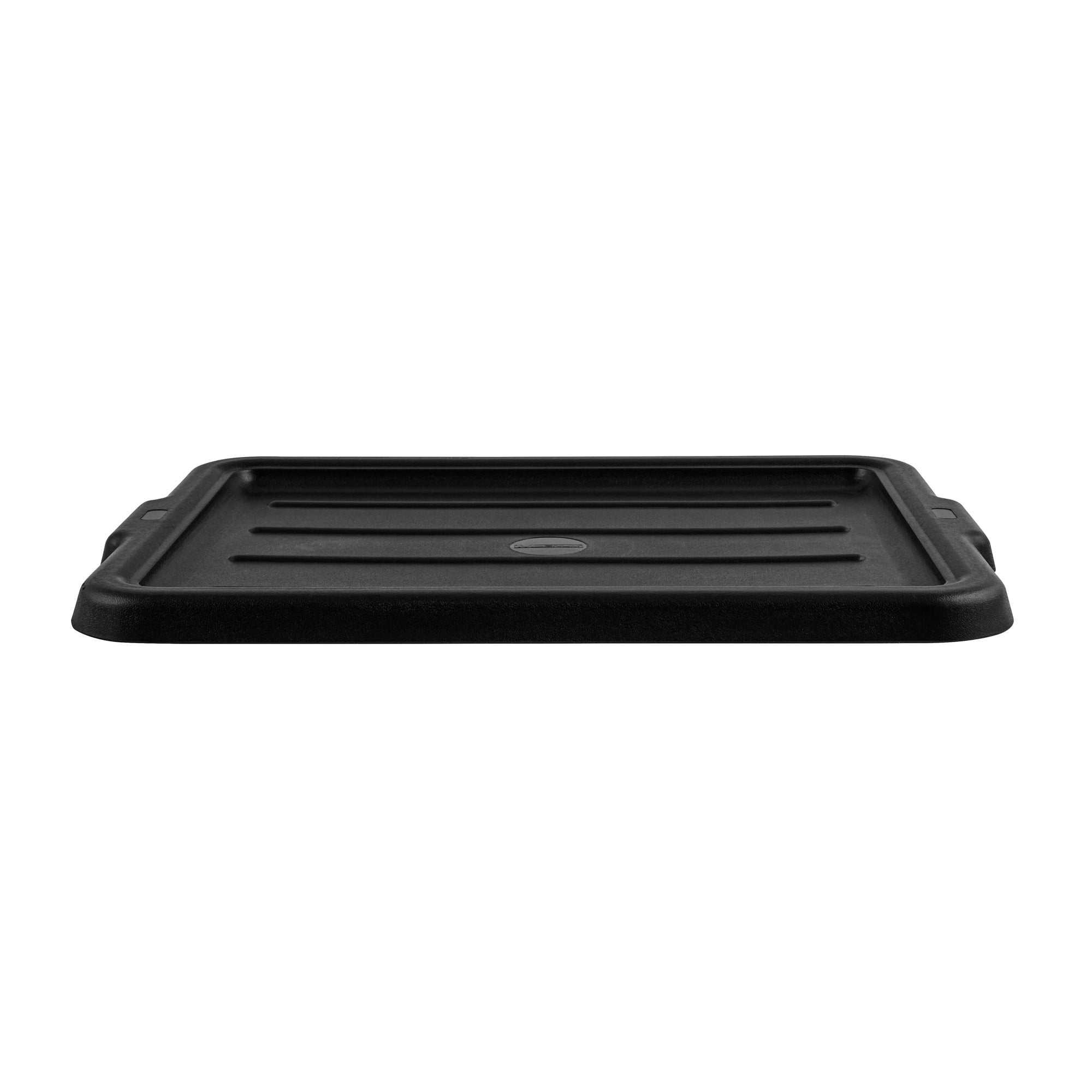 RW Clean Black Plastic Snap-On Lid - Fits Easy Grip Bus Tub - 23 1/4" x 17" x 1" - 1 count box