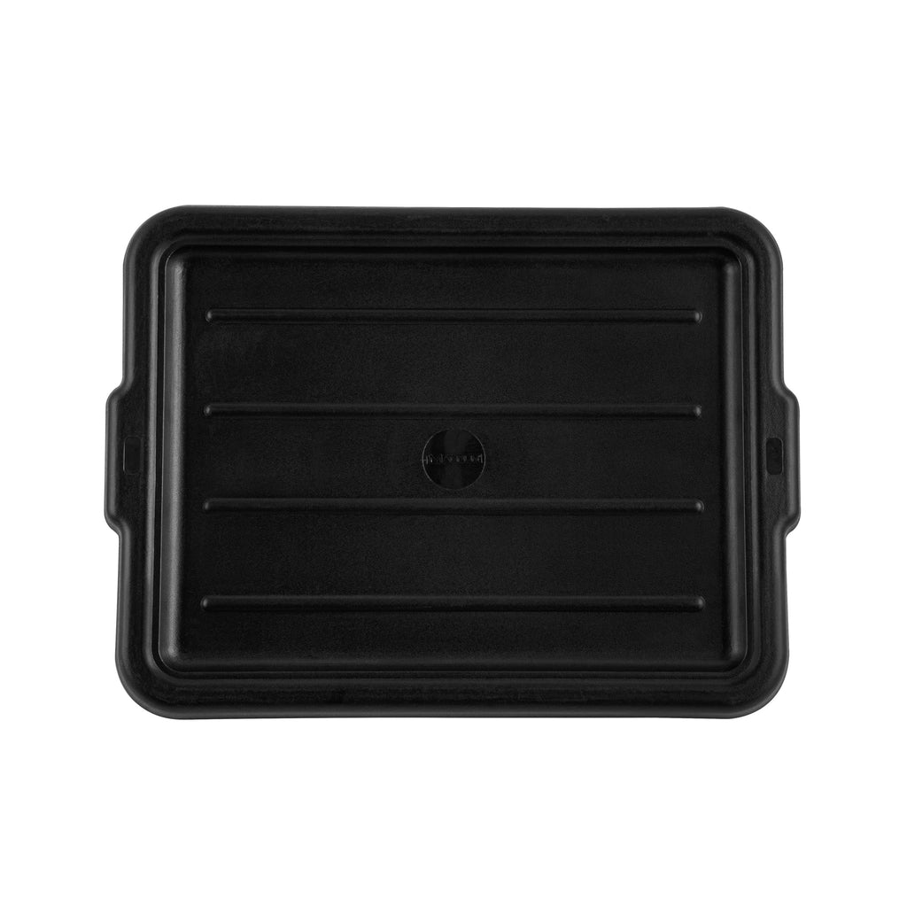RW Clean Black Plastic Snap-On Lid - Fits Easy Grip Bus Tub - 23 1/4" x 17" x 1" - 1 count box