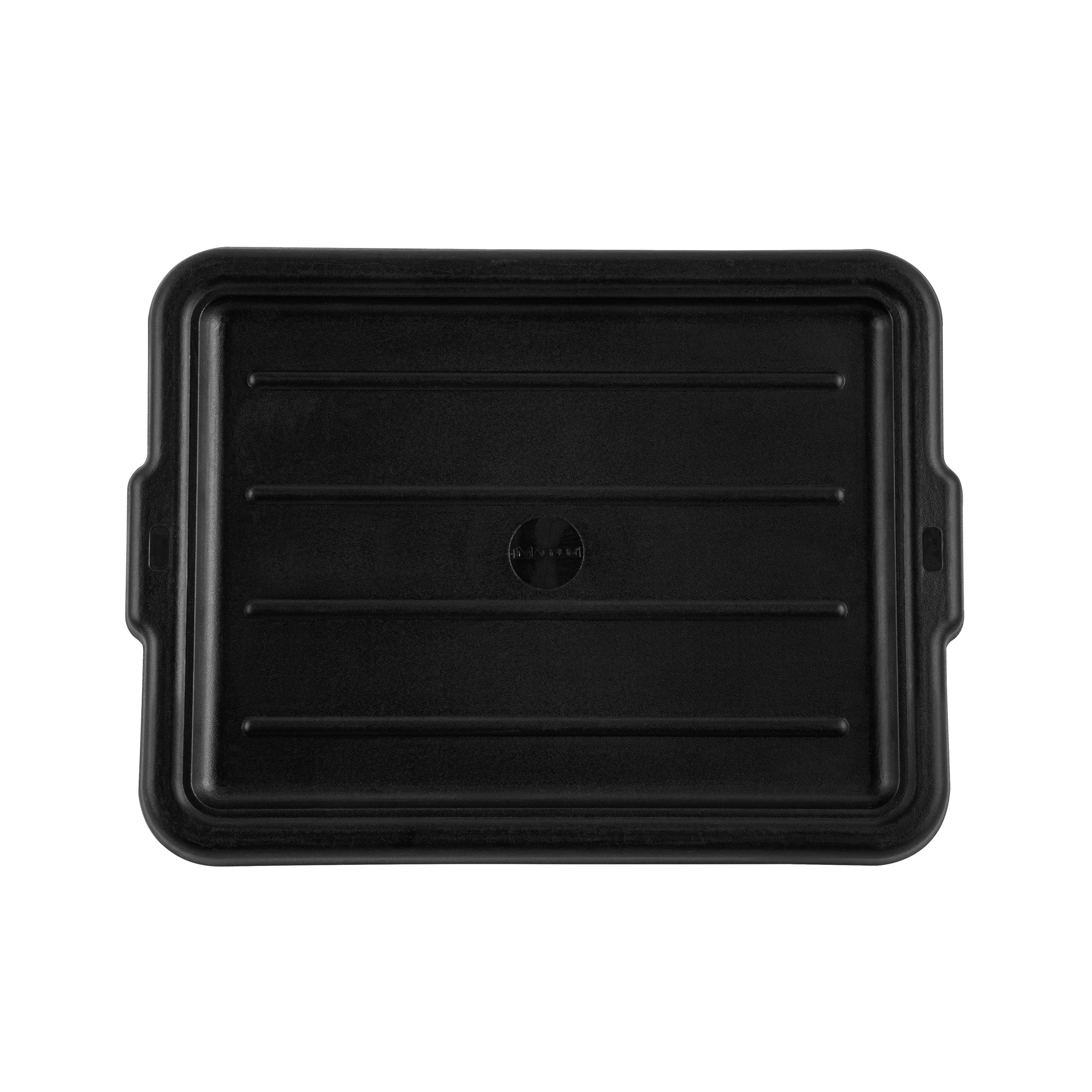 RW Clean Black Plastic Snap-On Lid - Fits Easy Grip Bus Tub - 23 1/4" x 17" x 1" - 1 count box