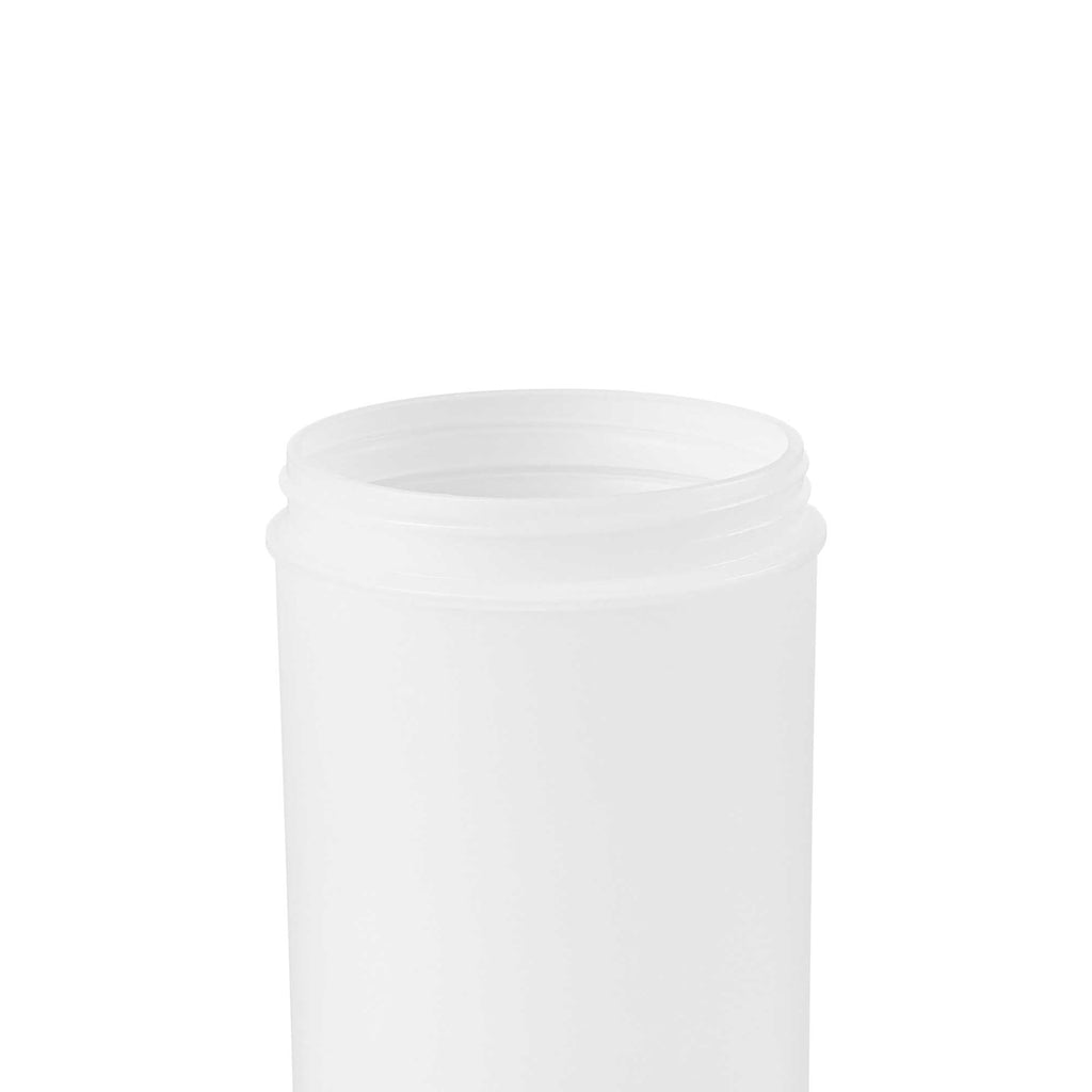Bar Lux 1 qt Plastic Quick Pour Storage Container Bottle - with Clear Spout and Lid - 3 1/2" x 3 1/2" x 13" - 1 count box