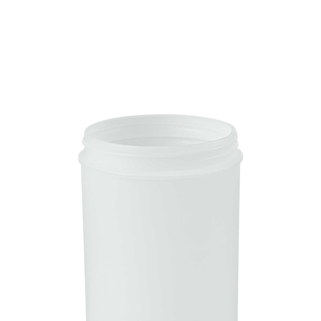 Bar Lux 1 qt Plastic Quick Pour Storage Container Bottle - with Green Spout and Lid - 3 1/2" x 3 1/2" x 13" - 1 count box