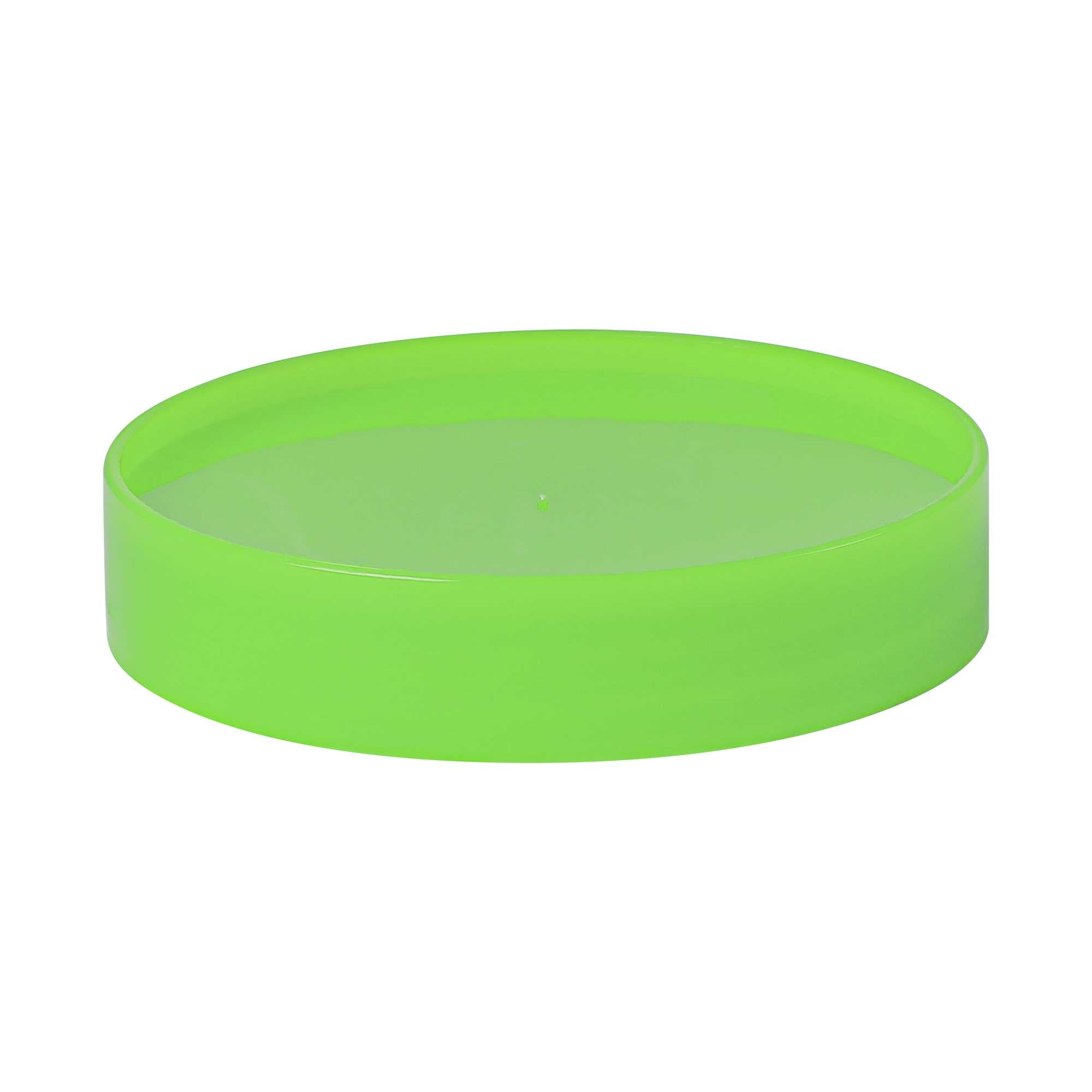 Bar Lux 1 qt Plastic Quick Pour Storage Container Bottle - with Green Spout and Lid - 3 1/2" x 3 1/2" x 13" - 1 count box