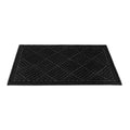 Comfy Feet Black Heavy-Duty Outdoor Floor Mat - Diamond - 36" x 24" - 1 count box