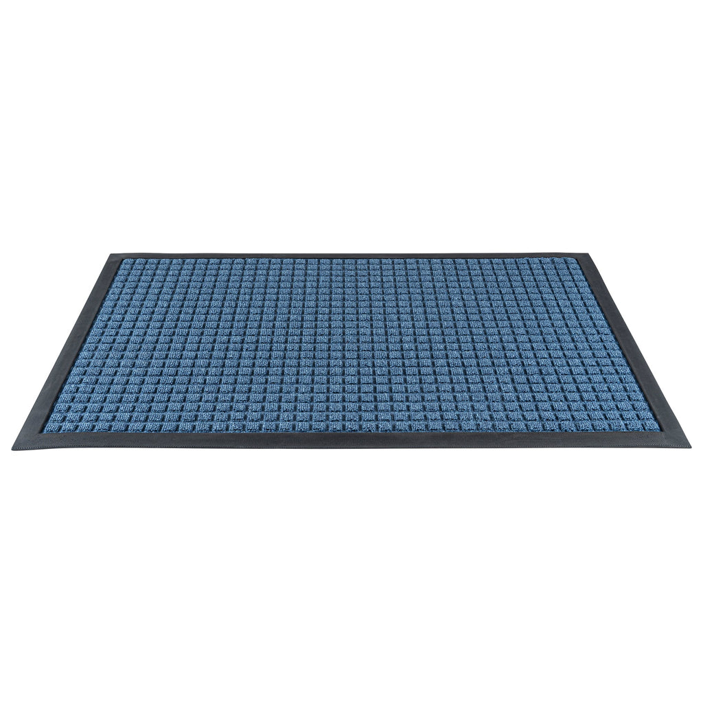 Comfy Feet Light Blue Heavy-Duty Carpet Floor Mat - Waffle - 36" x 24" - 1 count box