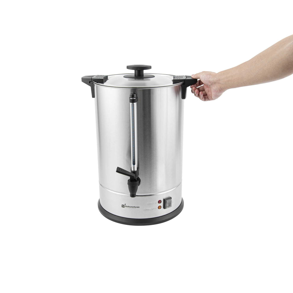 Restpresso Coffee Urn - Silver, Stainless Steel - 1500W, 110 Cup - 1 count box