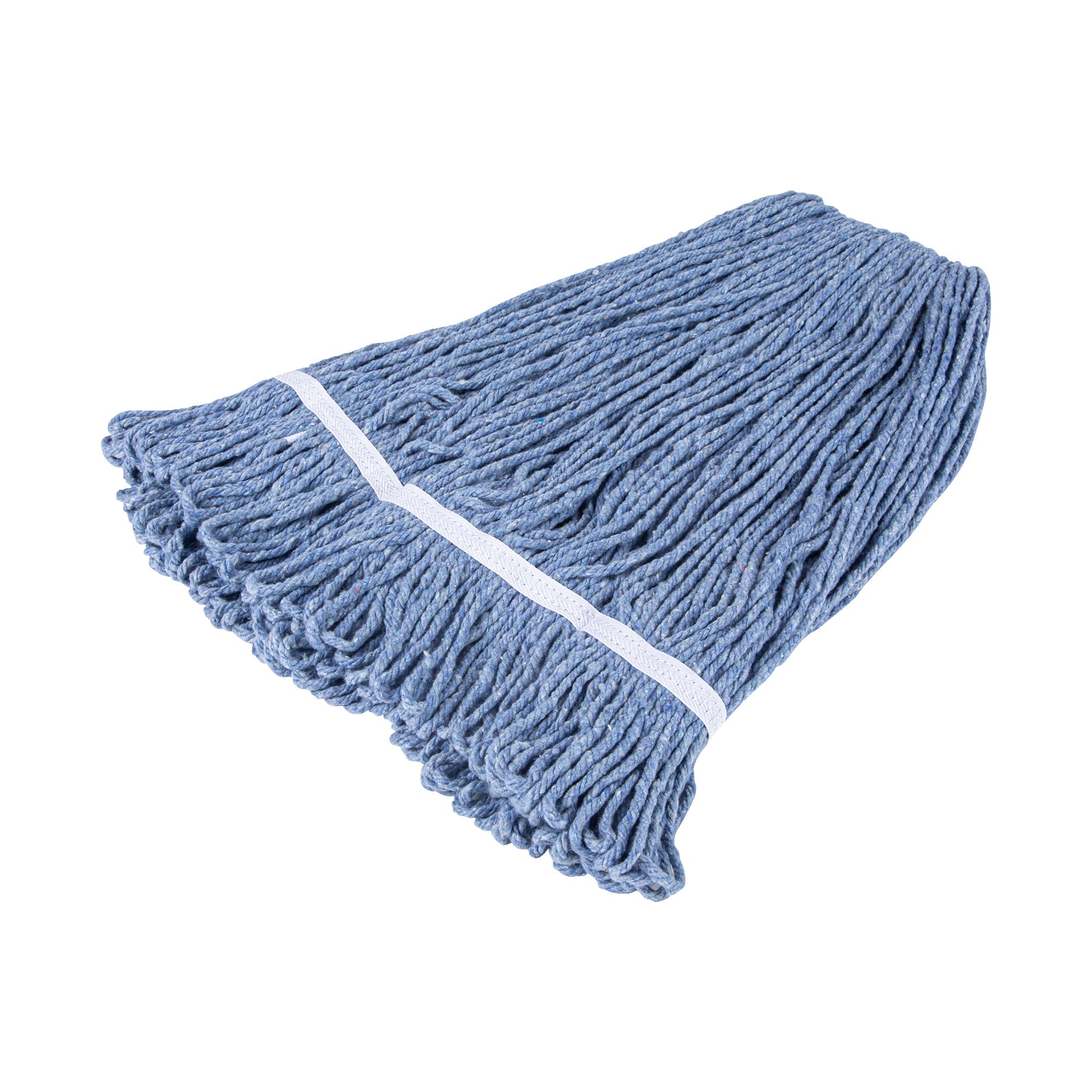 RW Clean 24 oz Blue Poly-Cotton Blend Wet Mop Head - Loop End - 1 count box