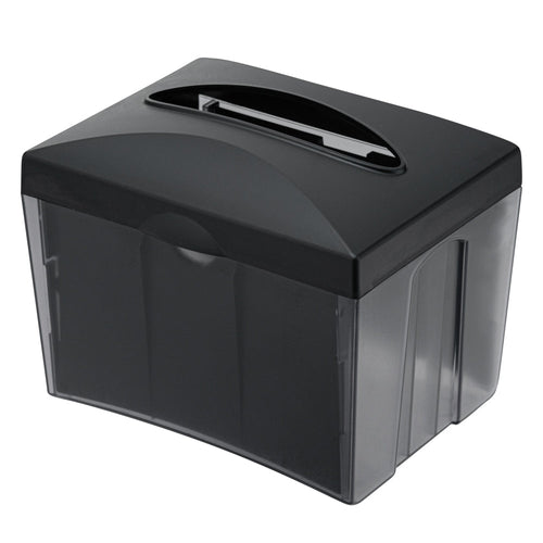 Bar Lux Rectangle Gray Interfold Napkin Dispenser - Tabletop - 7 1/2" x 6" x 6 1/4" - 1 count box