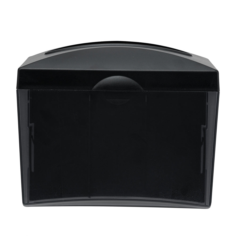Bar Lux Rectangle Gray Interfold Napkin Dispenser - Tabletop - 7 1/2" x 6" x 6 1/4" - 1 count box