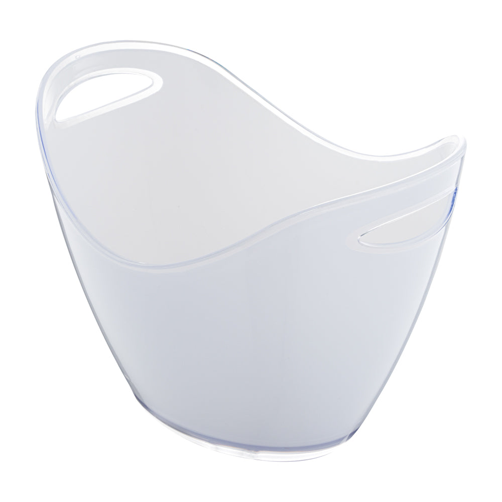 Bar Lux 7.4 qt Frosted Champagne / Wine Bucket - 13 3/4" x 9 3/4" x 10 1/2" - 1 count box