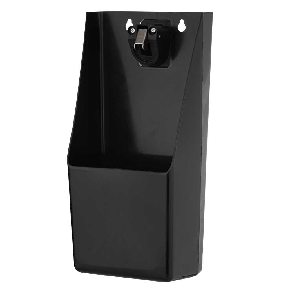 Bar Lux Black Bottle Cap Catcher - with Bottle Opener - 8 1/4" x 5 1/2" x 3" - 1 count box