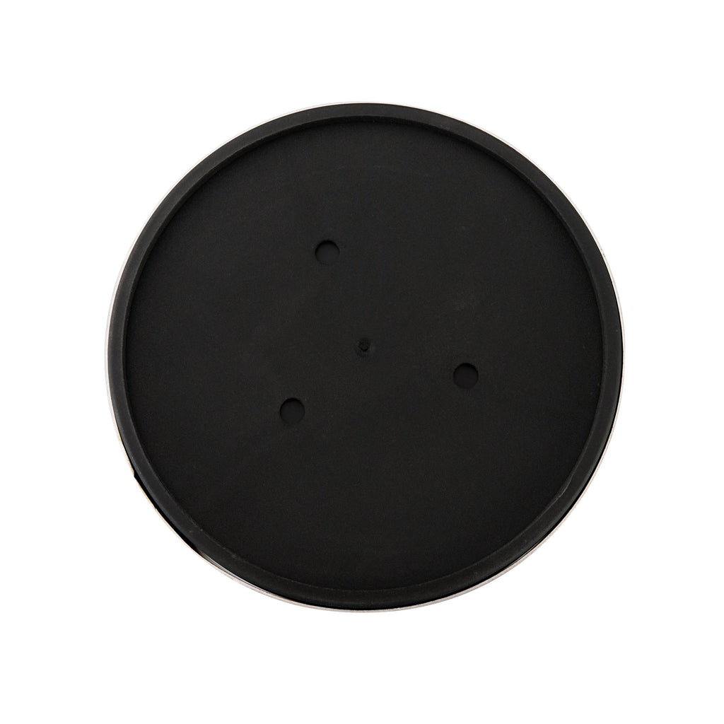 Sensei Round Black Knife Block - Soft Touch - 4 1/4" x 4 1/4" x 9" - 1 count box