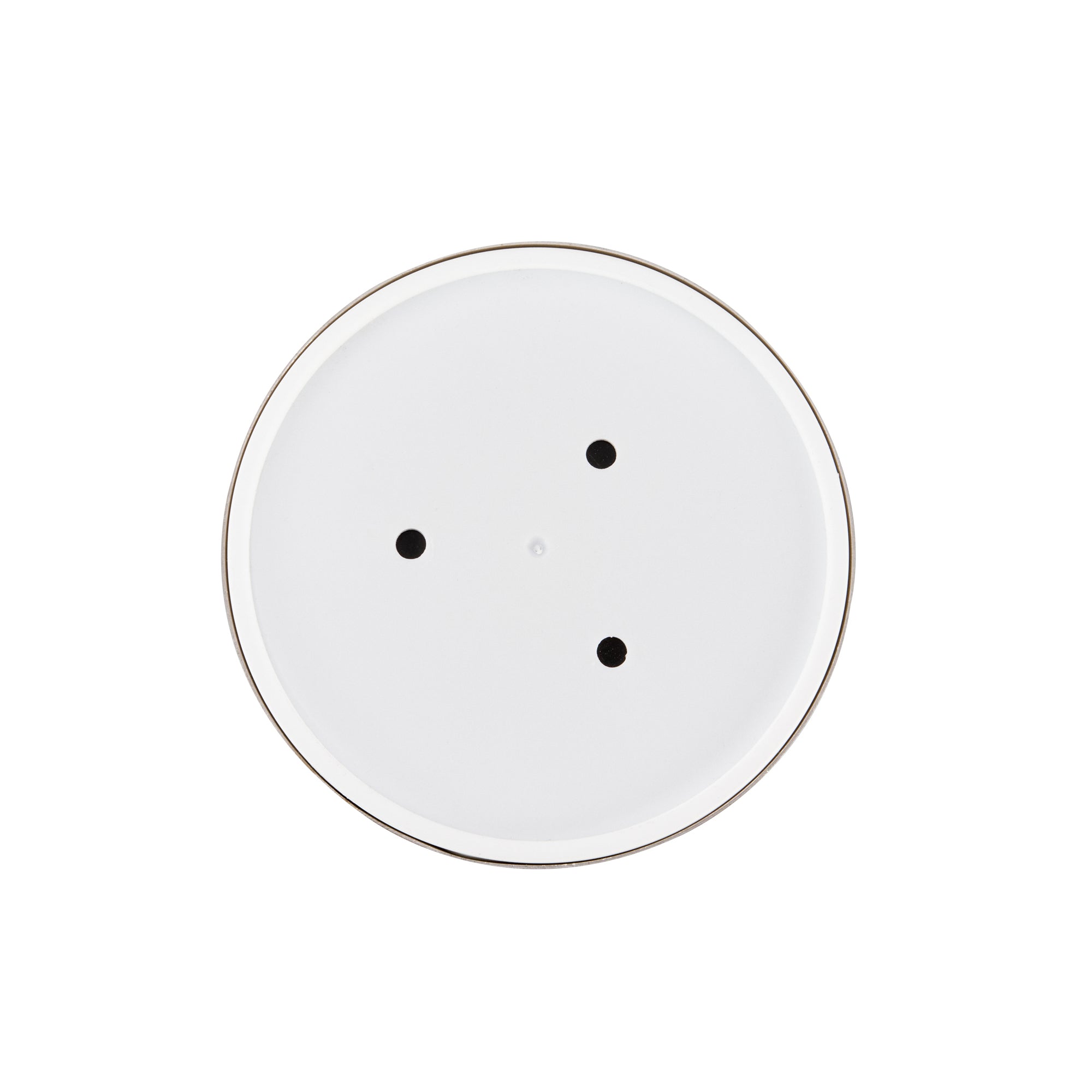 Sensei Round White Knife Block - Soft Touch - 4 1/4" x 4 1/4" x 9" - 1 count box