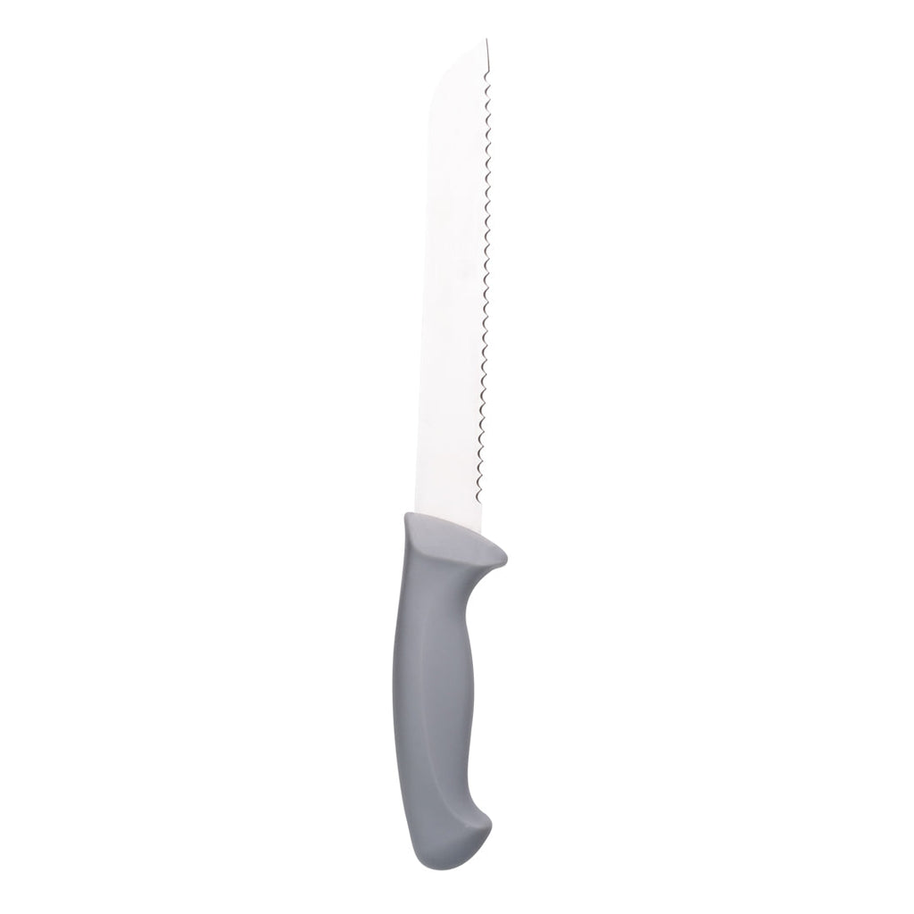 Comfy Grip Gray Stainless Steel 8" Bread Knife - 1 count box