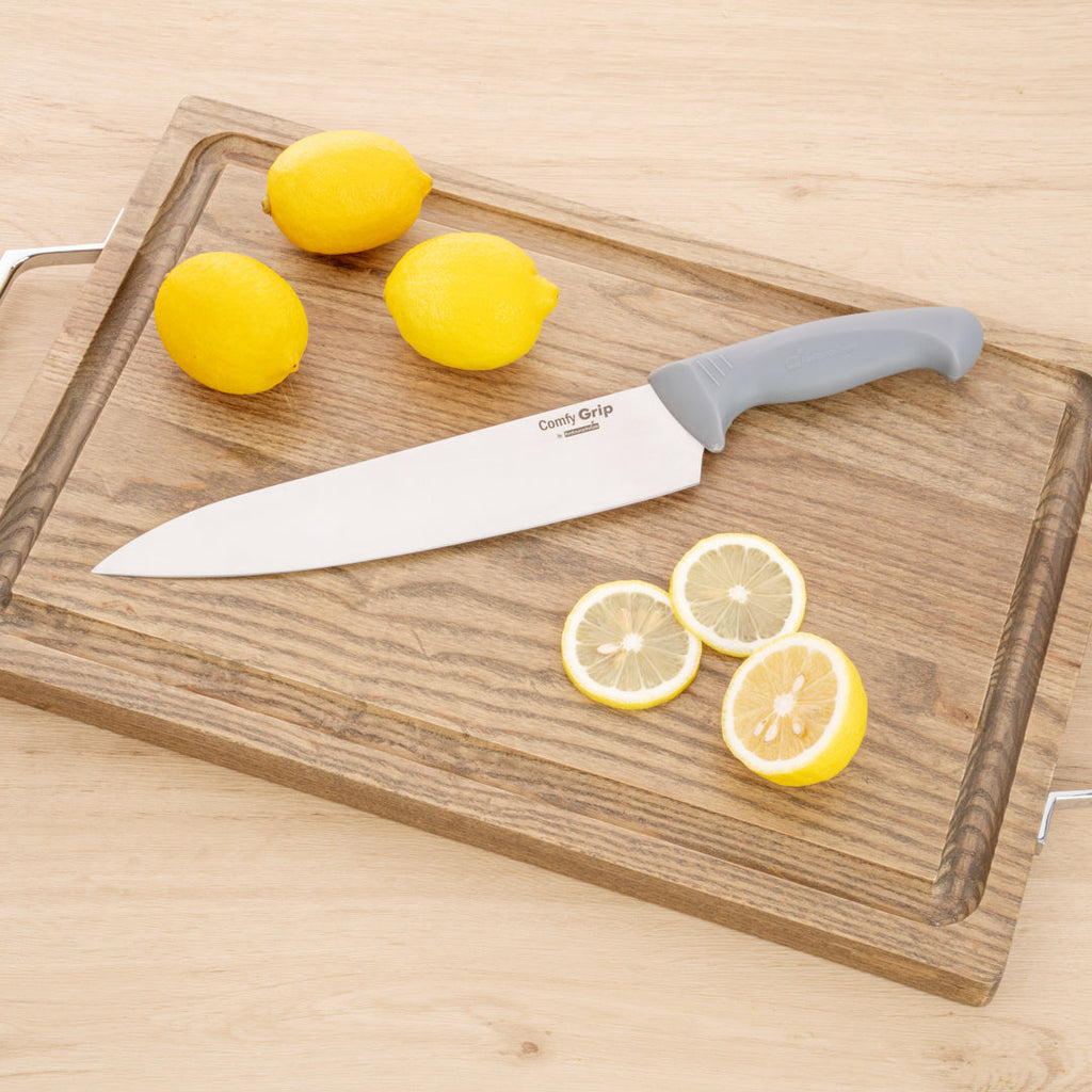 Comfy Grip Gray Stainless Steel 10" Chef's Knife - 1 count box